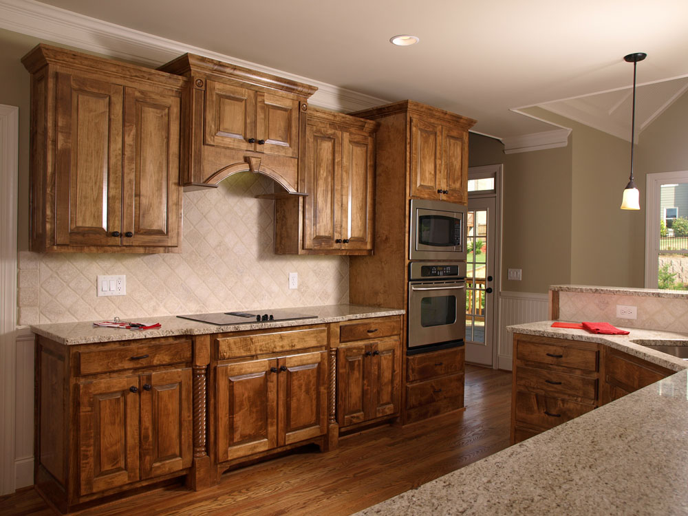 Luxury Model Home Maple Kitchen 2